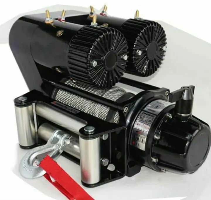 12v/24v 12000lbs 5440kg Car electric winch set with double motor