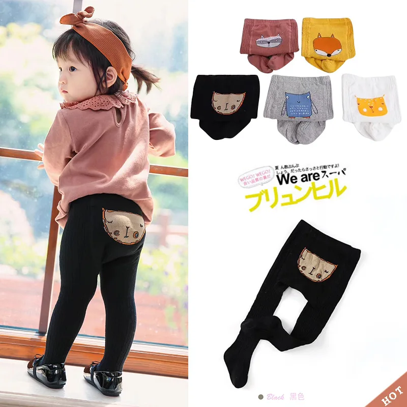 Custom cartoon kids pantyhose leggings hosiery dress stocking combed cotton baby tights socks