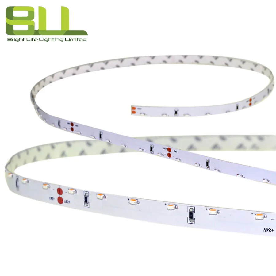 High CRI90 SMD3014 60LED strip side view 24V flex led strip for cabinet home lighting
