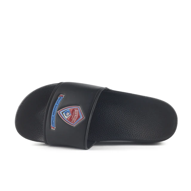 Greatshoe cheap comfortable black PVC sandals,bathroom flat flip flops slippers for men