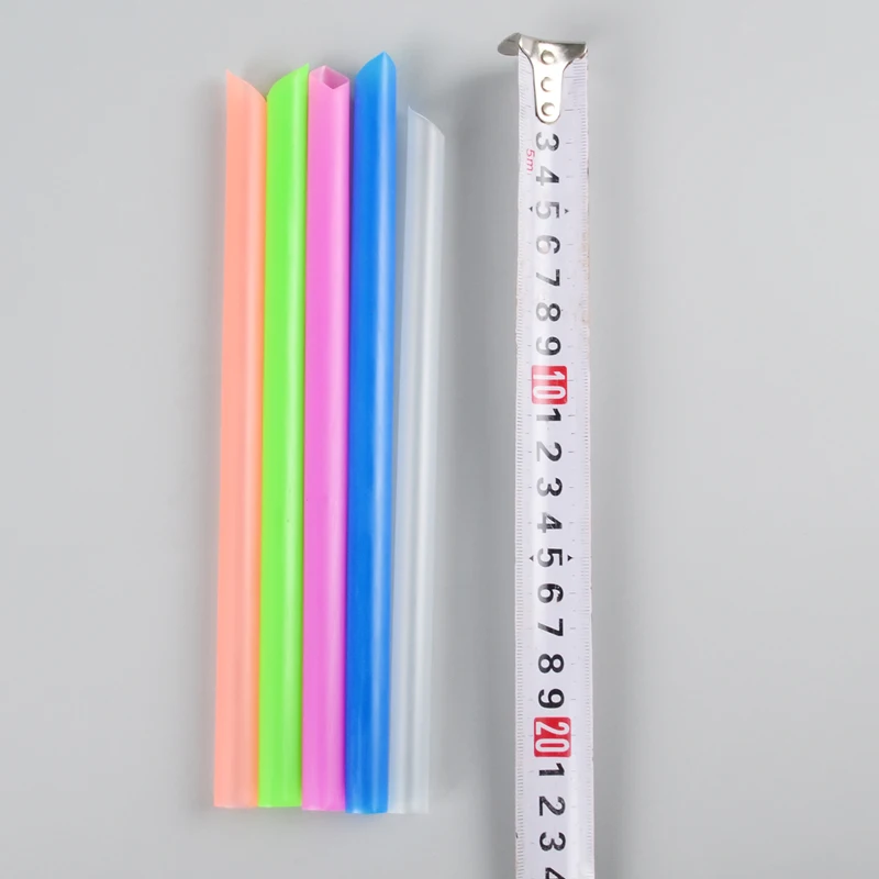1.1*21cm disposable milk tea juice drink straw thickened PP plastic straw