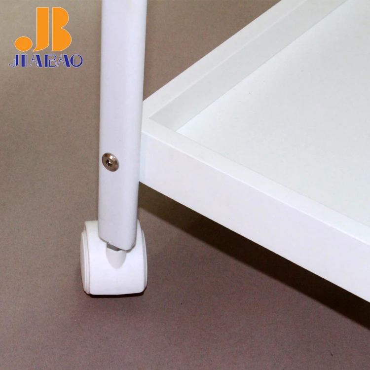 Simple Design Wooden Trolley Removable Restaurant Dining Car Kitchen Collection Shelf