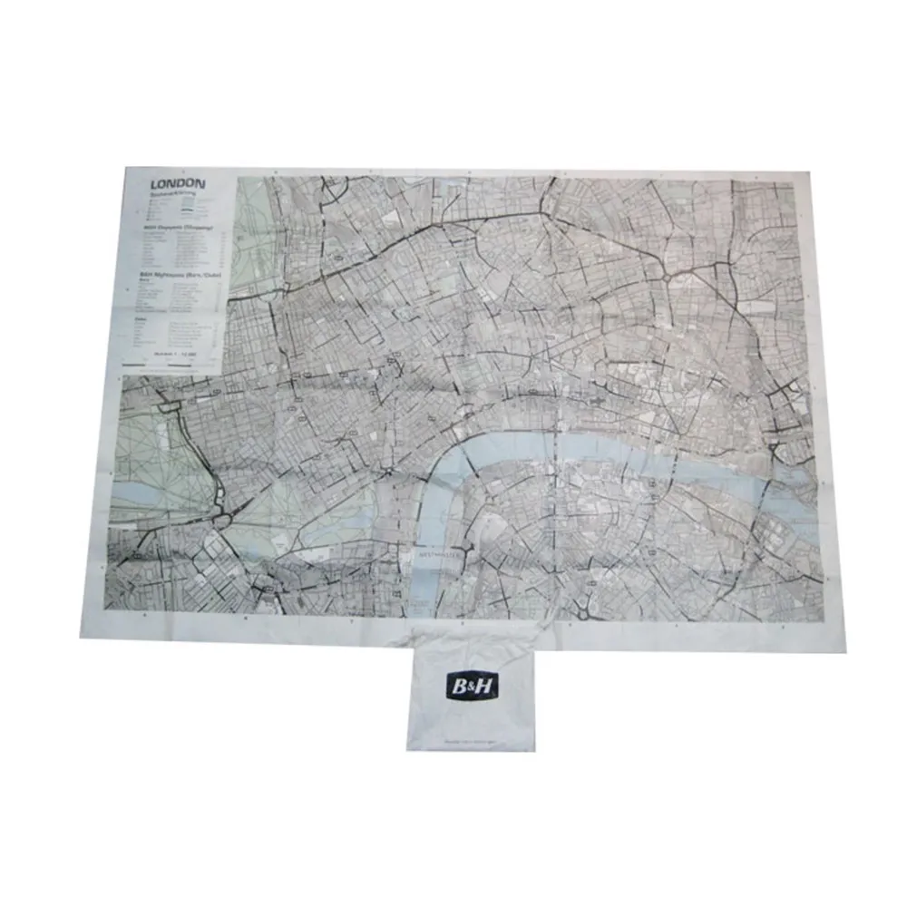 Good Quality Tear-resistant Custom Logo Printed Tyvek Maps Of Europe