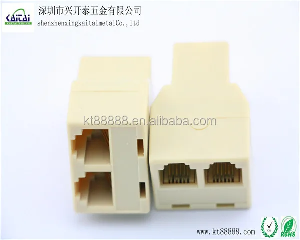 Адаптер/8Pin RJ45 3 вместить женщин сетевой разветвитель