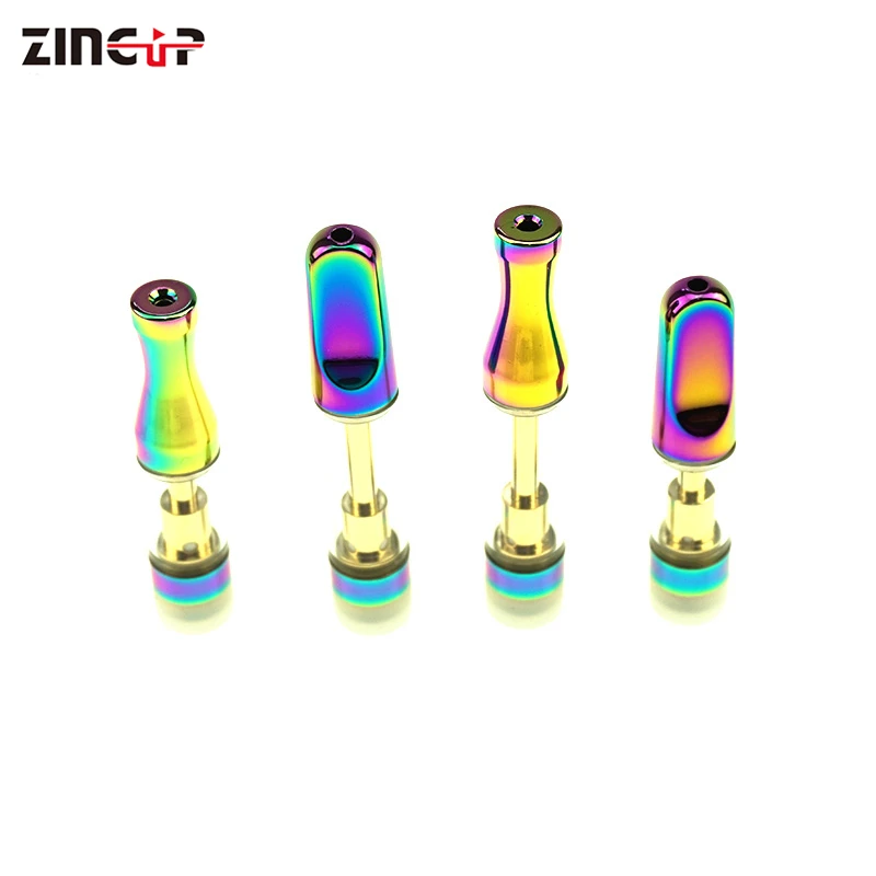 
Rainbow Color CBD Vape Pen 0.5ml 0.8ml 1ml Glass Tank Vaporizer Ceramic CBD Carts 