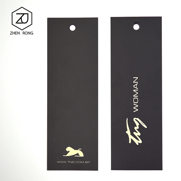 
2019 new fashion high quality embossed swing tag for clothing 