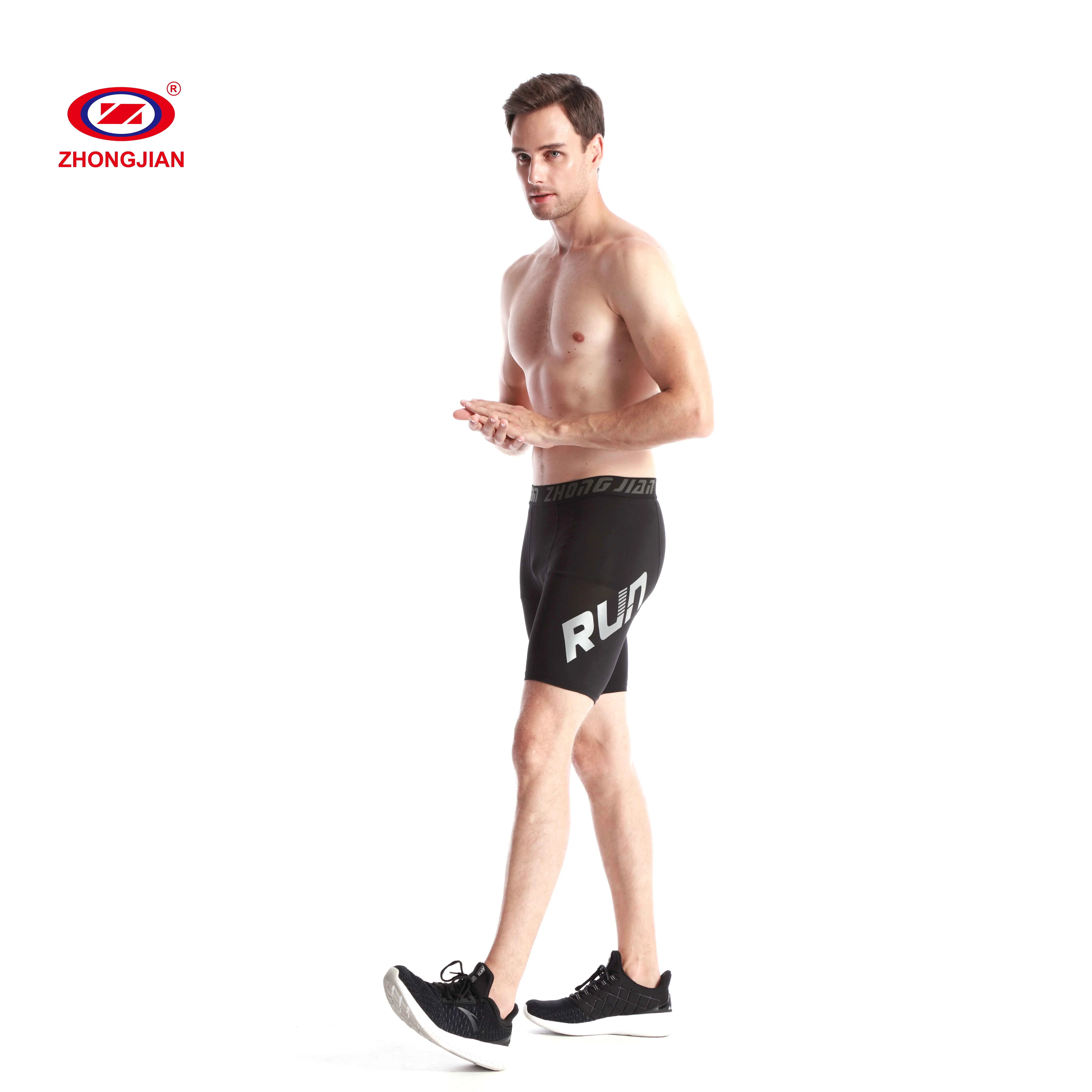 activewear blank compression mens gym tight plain yoga sweat shorts