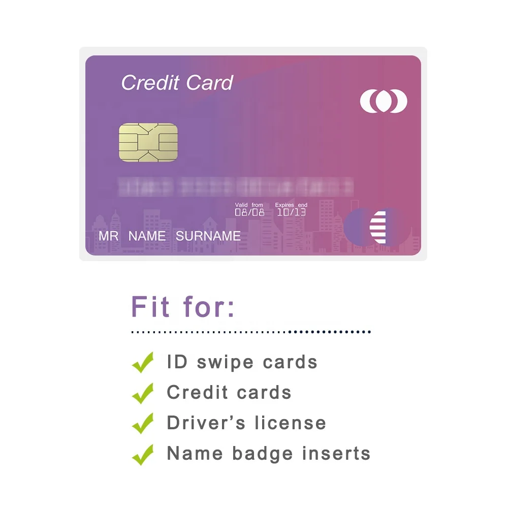 2022 China Cheap Custom Hard PVC  Plastic Business ID Card Holder Name Badge with Clip