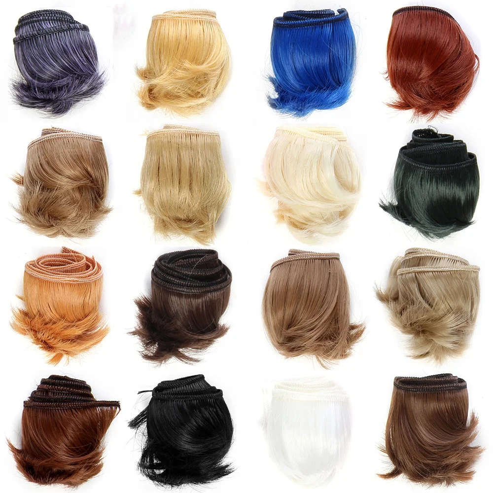 5 см высокая температура провода кукла парик прямые волосы утки для BJD/Blyth/Американский все куклы DIY интимные аксессуары