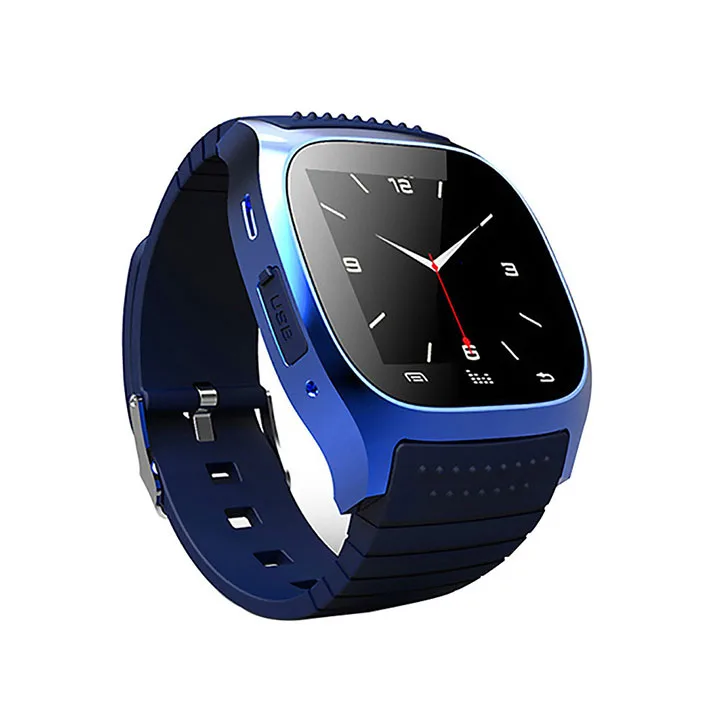 Multi function Sport waterproof Smartwatch Blue tooth Dial Android T8 Pedometer M26 Smart Watch