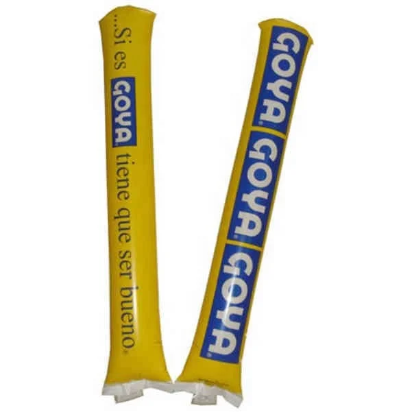 Производитель yiwu, индивидуальный логотип и толщина, шумоподавитель, Хлопушка, надувная палочка