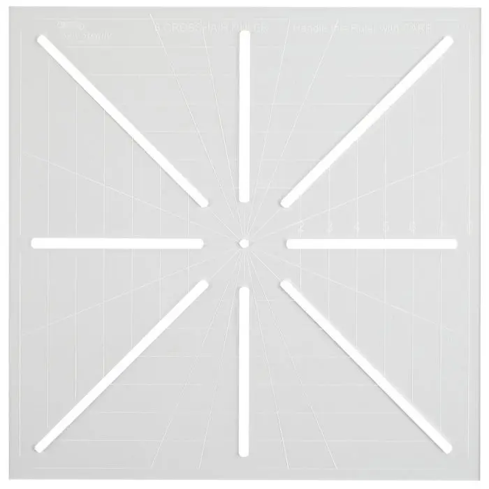 Popular Cross Hair Square Ruler Quilt Acrylic template for Handmade Sewing