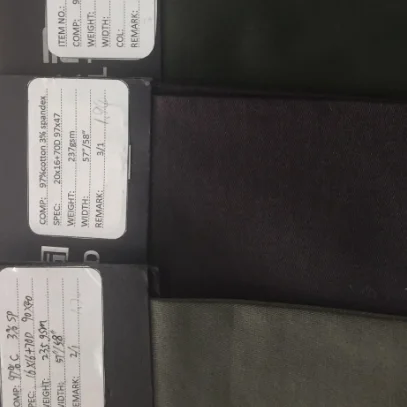 High Quality Gabardine Cotton Twill Spandex Fabric