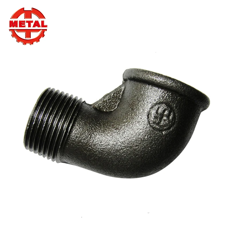 Тип сантехнического материала, сияющий водопроводный кран, фитинг из ковкого железа