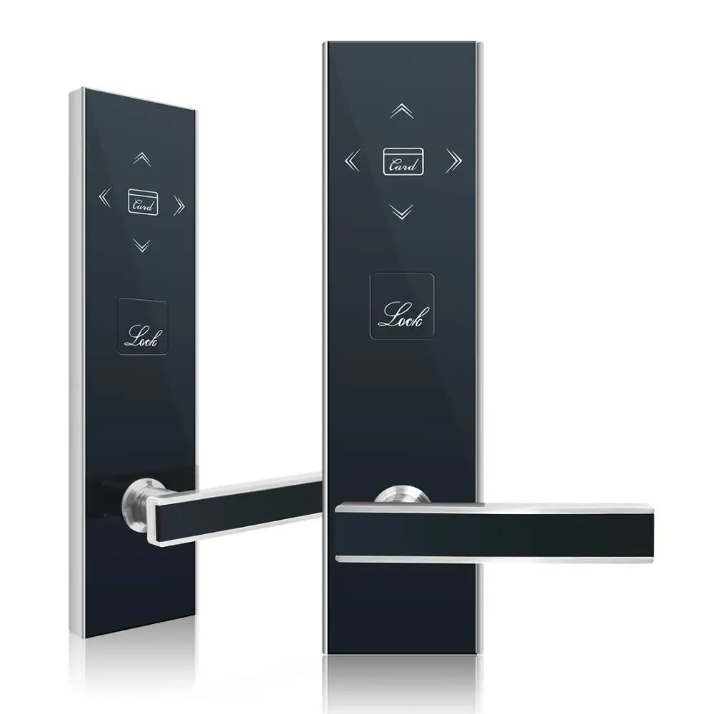 Security EU/US Morise Electronic Smart Key Card Reader Door Lock for Hotel/Apartment with Free Software
