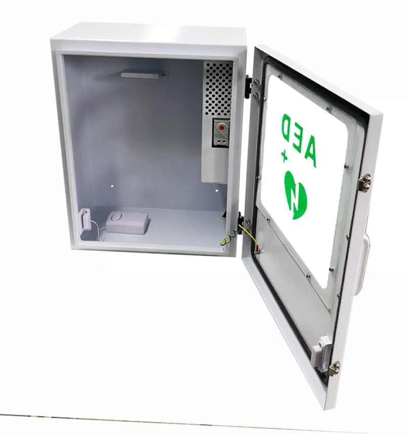 Outdoor Waterproof Heated AED Storage Cabinet