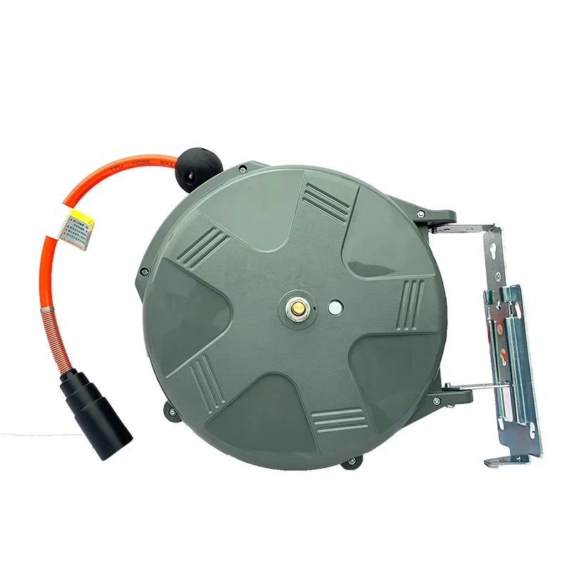 
Hose reel water Retractable wall-mounted garden hose and reel 