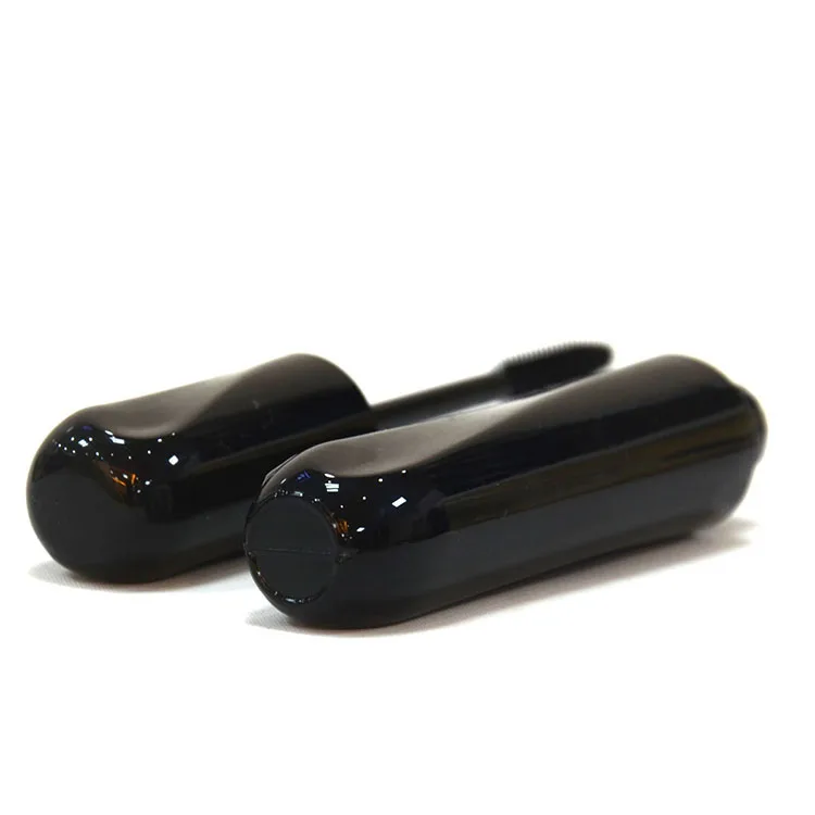 
High grade plastic black mascara tube container with silk screen or hot stamping 