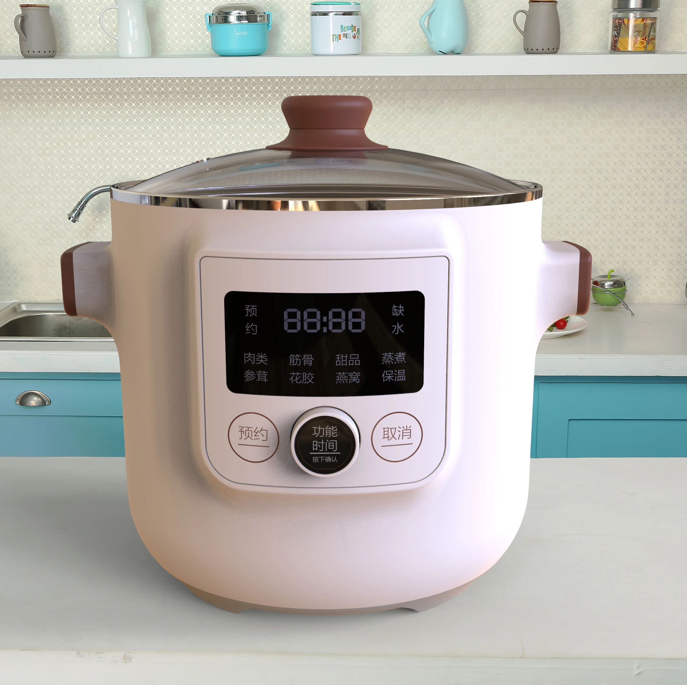 Chinese popular commercial hot pot instant steam cooking pot