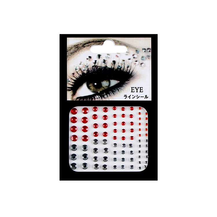 Wholesale tattoo eyeliner diamond glitter makeup crystal face diamond sticker