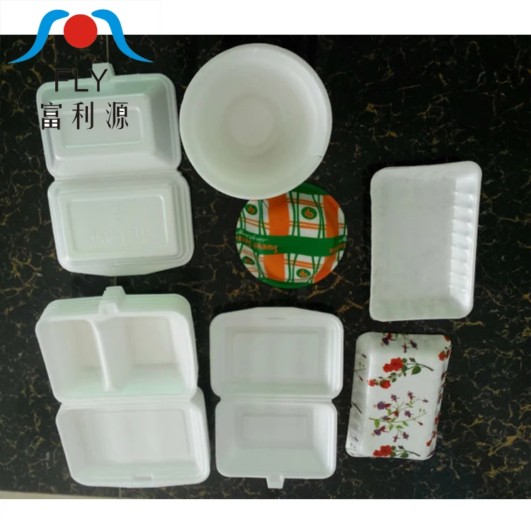 Фаст-фуд коробка пенопластовая машина/PS пенопласт Экструзионная линия для изготовления фруктовой плиты/яйцо коробка