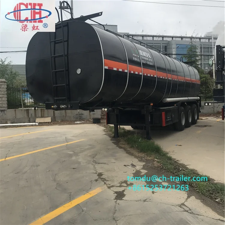 Popular Changhong Trailer 35m3 Bitumen 3 axle Tanker trailer for sale