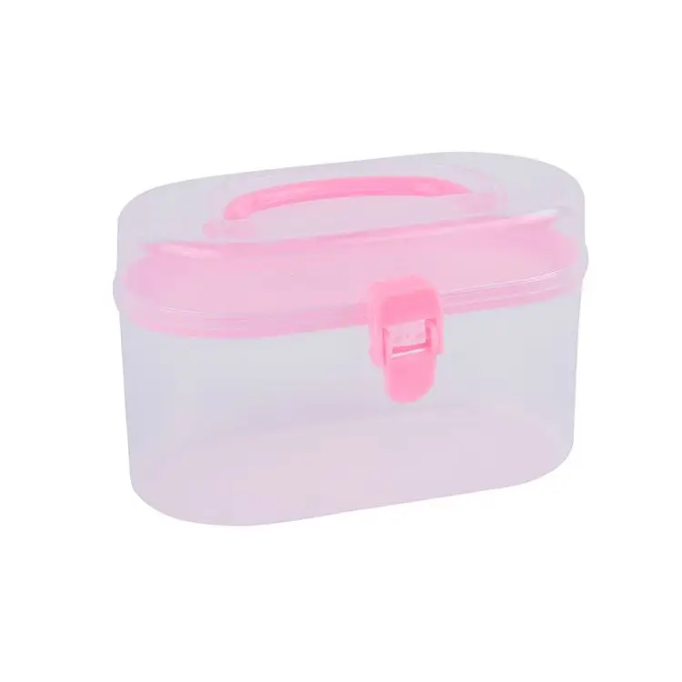 Пластиковая шкатулка для хранения с логотипом на заказ водонепроницаемая Прозрачная Съемная аксессуаров волос маленькая