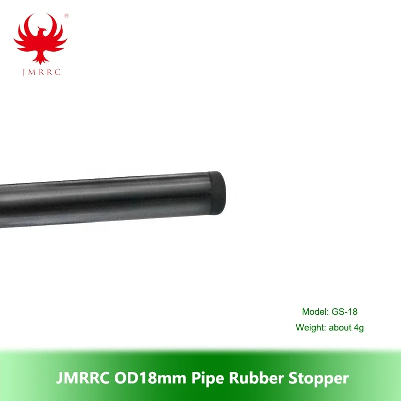 JMRRC OD18mm Pipe Rubber Stopper for UAV Drone Parts, 18mm Aluminum Alloy Pipe