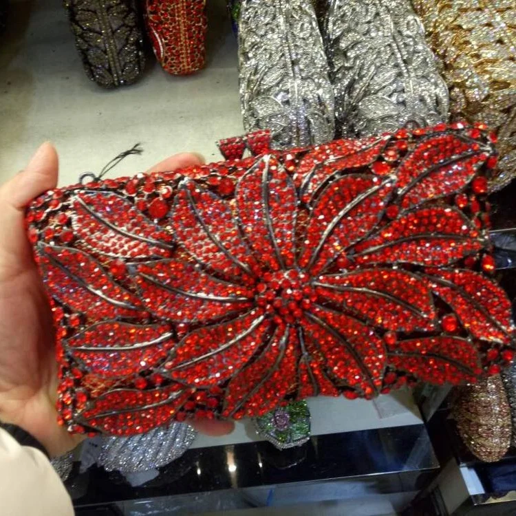 DB656 indian party bag evening clutch bags gold