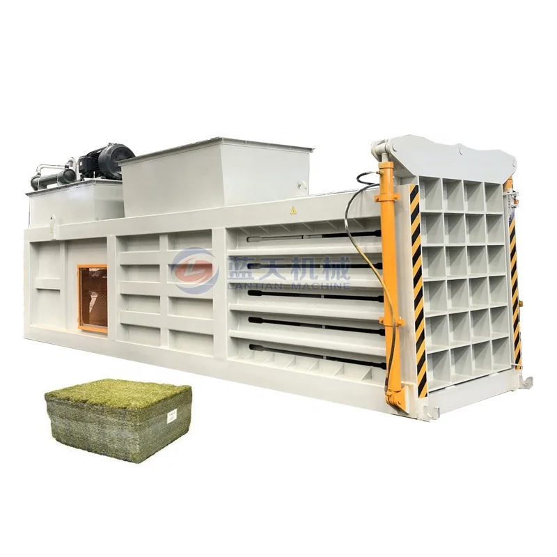 Сельское хозяйство сено люцерны пресс-подборщик для травы и листьев соломы пакетировочный пресс для макулатуры