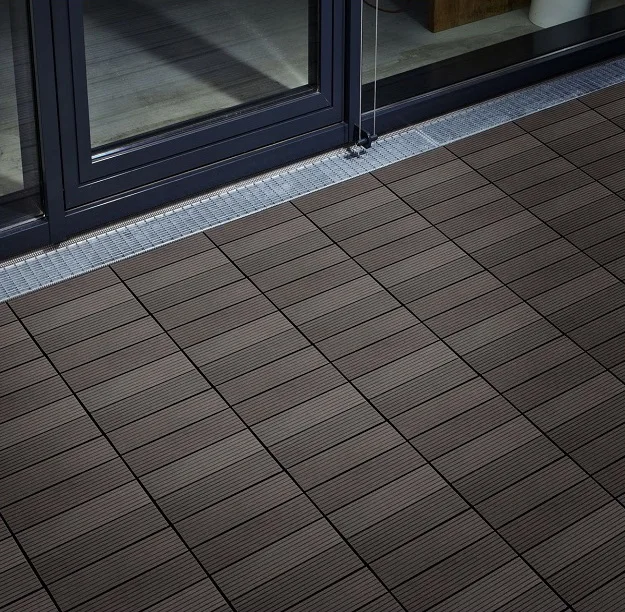 Practical anti slip interlocking swimming pool patio tiles deck floor tiles for sale