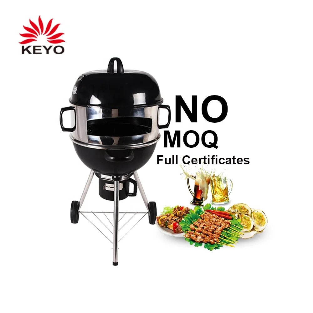 Угольный чайник из нержавеющей стали для пиццы базовый гриль барбекю печь