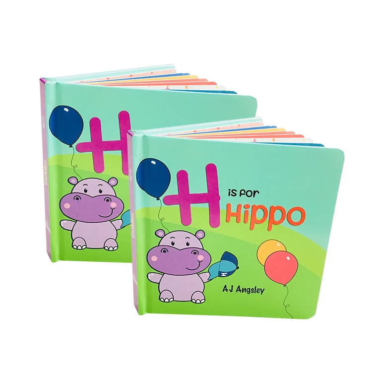 
Custom Printing Thick Paper Recordable Hardcover English Story Children Book 