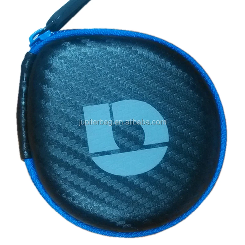 hot sale personalized EVA earphone earset earbud carrying zippered case hard
