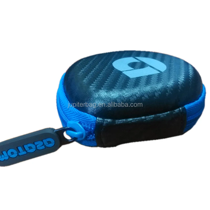 hot sale personalized EVA earphone earset earbud carrying zippered case hard