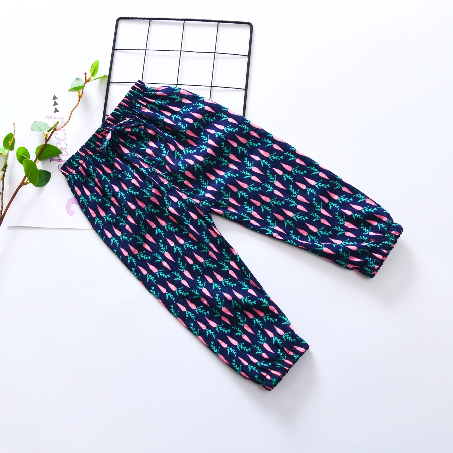 
Infant Toddlers Baby Long Leg Cotton Soft Baby Harem Toddler Pants 