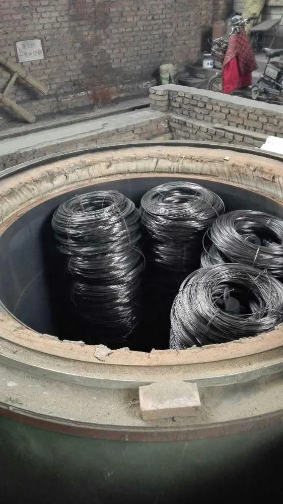 Электрическая печь для отжига стальной проволоки питного типа