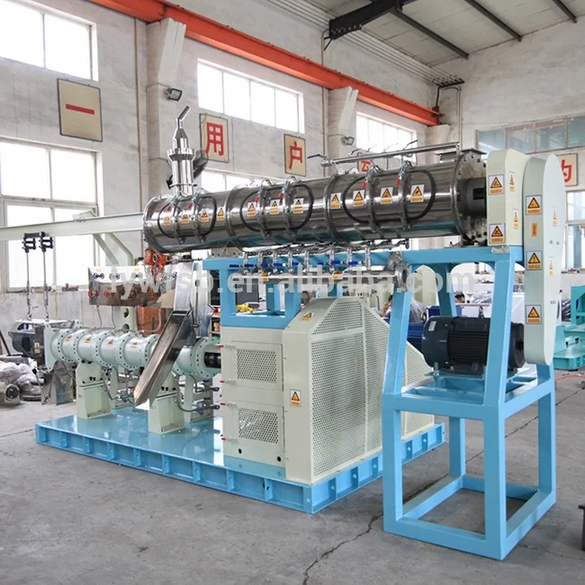 Top quality pet food making machine/pet fodder pellet extruder, pet feed pellet machine