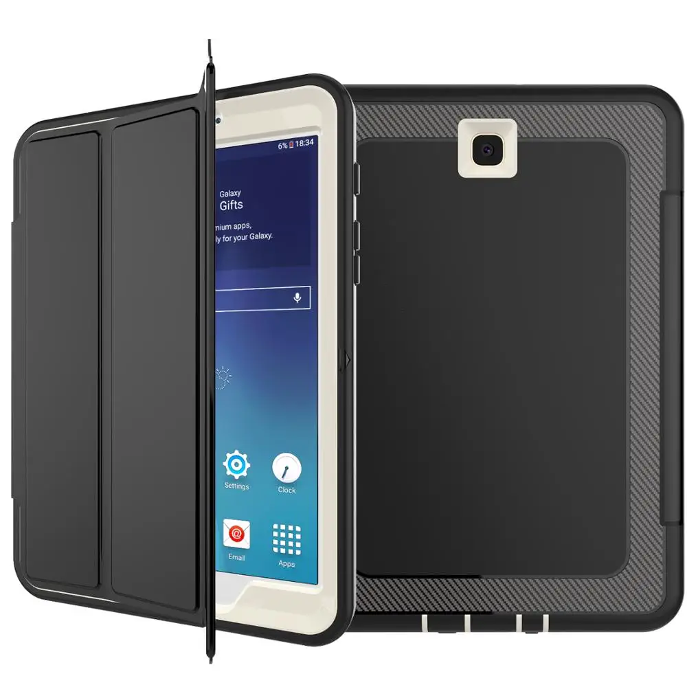 Авто сна противоударный Smart Case для Samsung galaxy Tab S2 8,0 T719 Магнитный искусственная кожа флип-чехол MT-7358