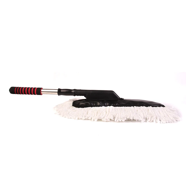 factory supply microfiber car duster with telescopic handle