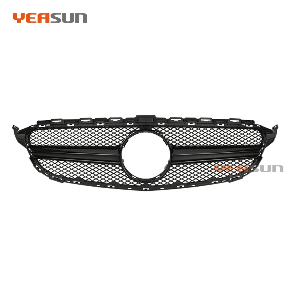 Для Mercedes Benz W205 C63 авто тюнинг передний бампер решетка в сборе
