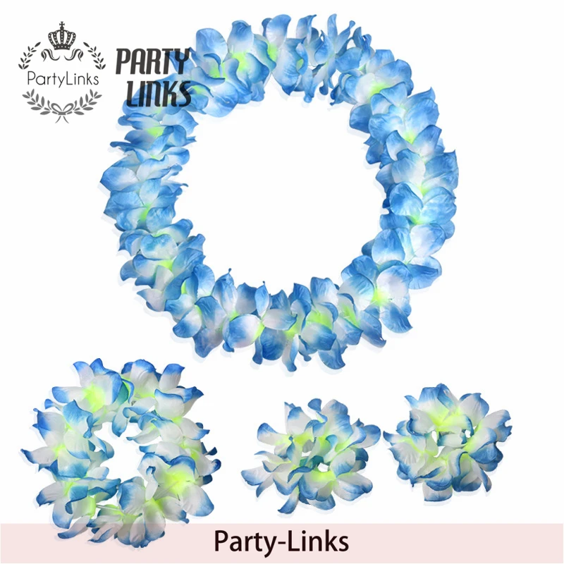 Factory Direct selling hawaiian flower lei,Hawaiian party necklace,Hawaii garland