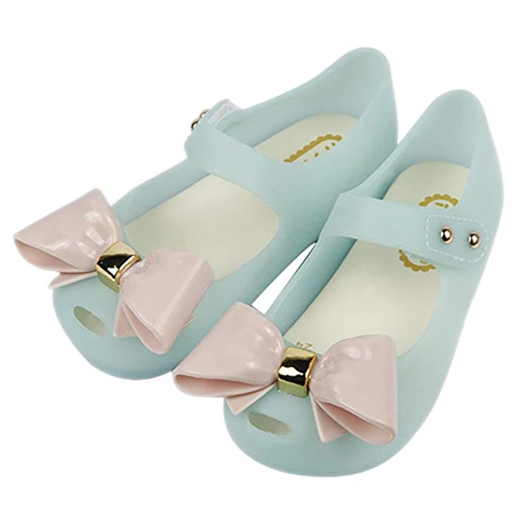  Модные туфли карамельных цветов для девочек милые принцессы с бантом туфли-желе конфетного