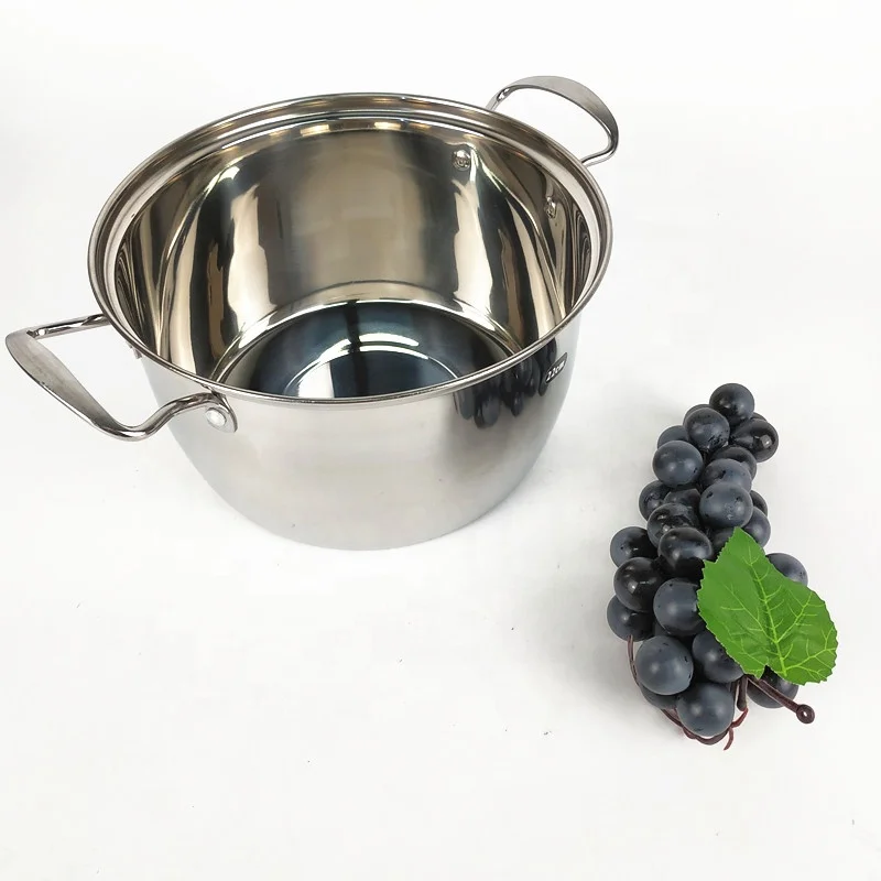 Japanese style 4 pcs High Quality Stainless Steel Cookware Set Induction Hot Pot Cooking Pot