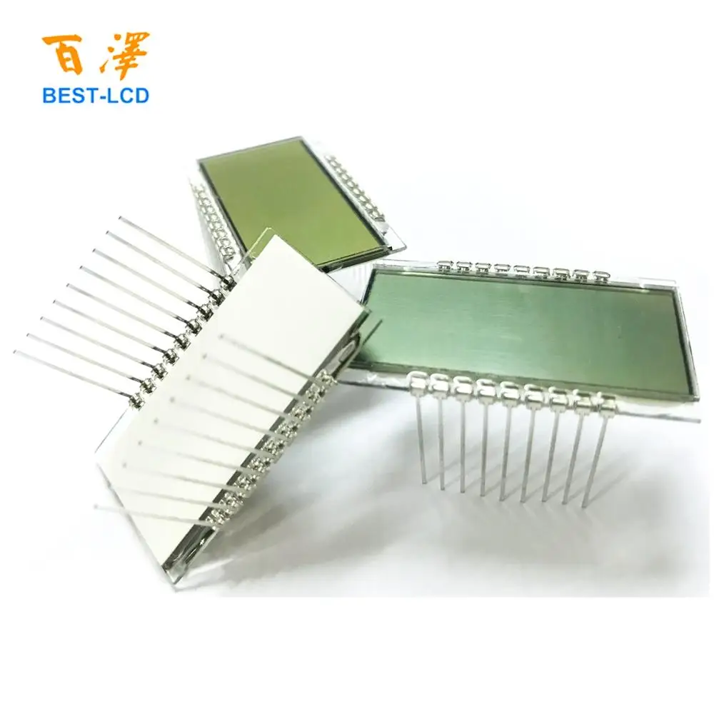 Custom Segment HTN Transparent LCD Display For Car/Odometer/Speedometer and other Automobile Apparatus