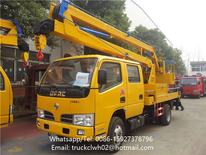 Electrical work height 10-18m insulated bucket trucks