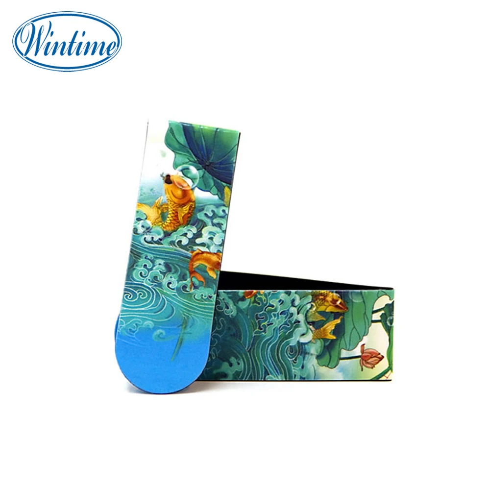 Promotion magnetic paper bookmark