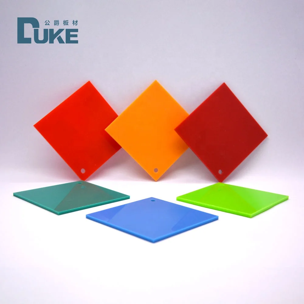 DUKE high quality 1220*2440mm 18mm clear pmma acrylic sheets factory