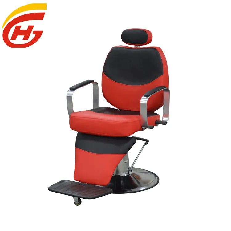 HG-A142 Sillas Barbero En Venta Wholesale Barber Supplies Cheap Salon Barber Chair Salon Furniture Big Hydraulic Pump 300kg 50KG