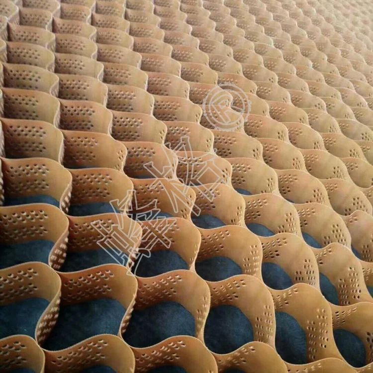 
HDPE geocell ground stabilization grid 